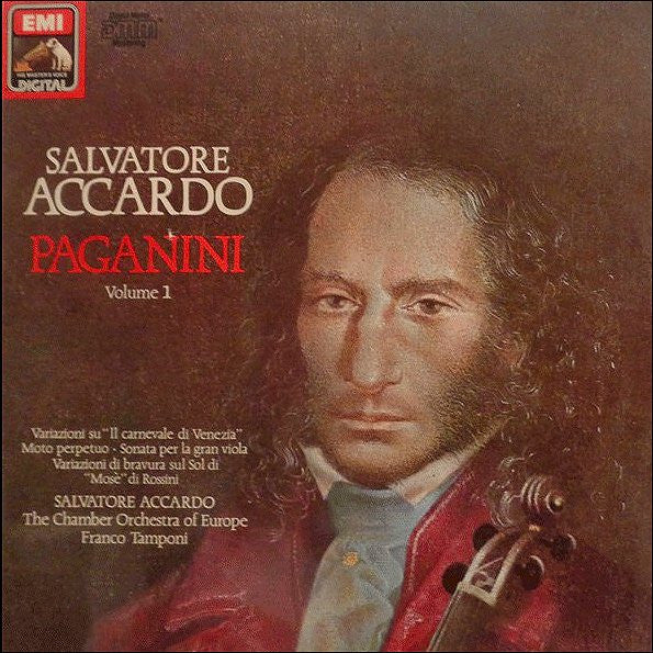 Niccolò Paganini - Salvatore Accardo, The Chamber Orchestra Of Europe, Franco Tamponi : Paganini Volume 1 (LP)