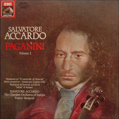 Niccolò Paganini - Salvatore Accardo, The Chamber Orchestra Of Europe, Franco Tamponi : Paganini Volume 1 (LP)