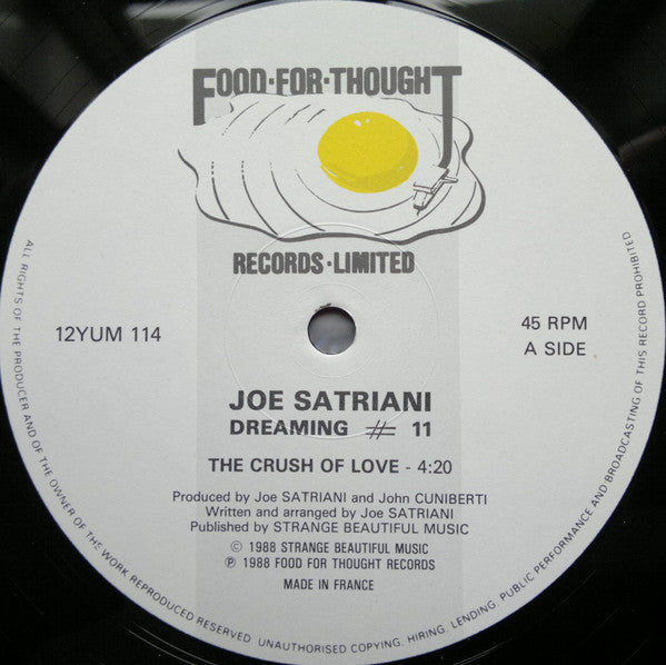 Joe Satriani : Dreaming #11 (12", Single)