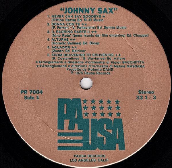 Johnny Sax : Johnny Sax (LP)