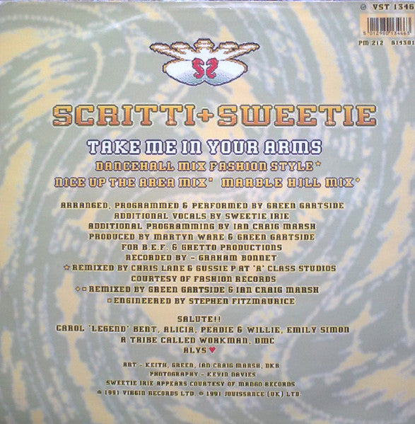 Scritti Politti And Sweetie Irie : Take Me In Your Arms And Love Me (12")