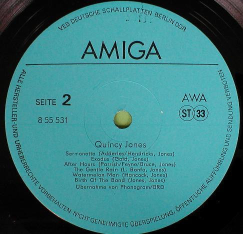 Quincy Jones : Quincy Jones (LP, Comp, RP, One)