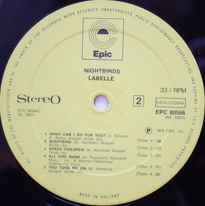 Labelle : Nightbirds (LP, Album)