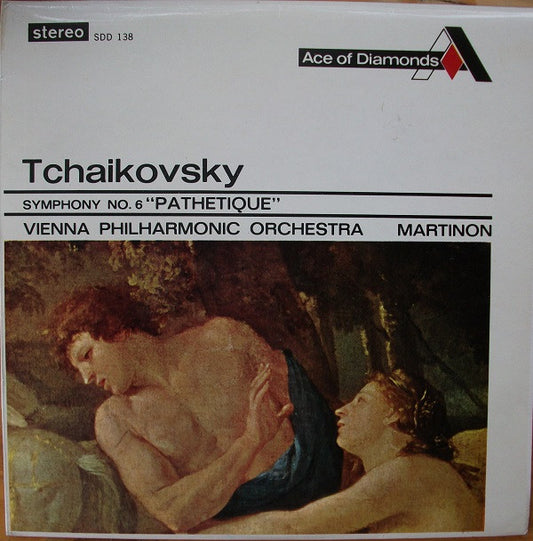 Pyotr Ilyich Tchaikovsky, Wiener Philharmoniker, Jean Martinon : Symphony No. 6 In B Minor (Pathetique) (LP, RP)