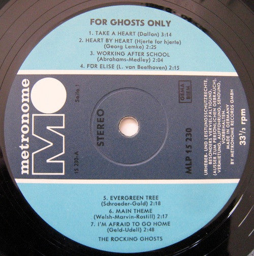 Rocking Ghosts : For Ghosts Only (LP, Album)