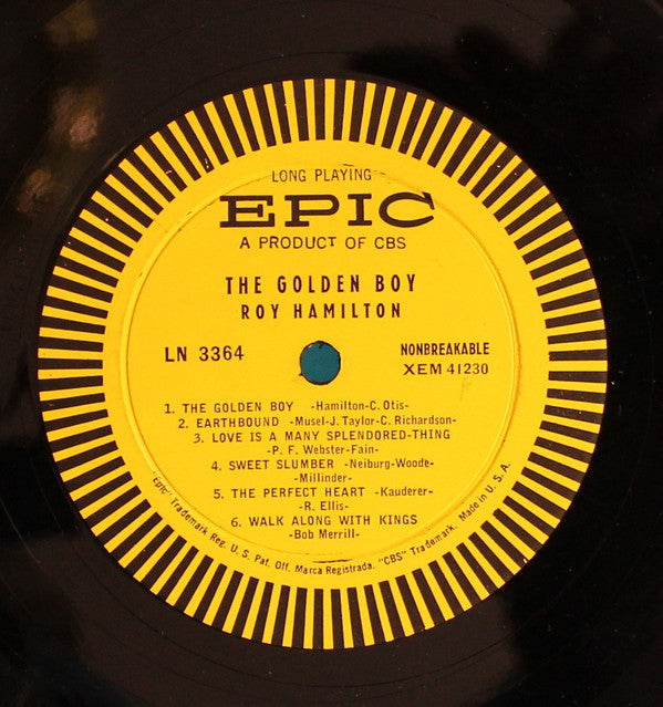 Roy Hamilton (5) : The Golden Boy (LP)