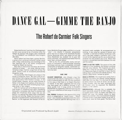 The Robert de Cormier Folk Singers : Dance Gal - Gimme The Banjo (LP, Album)