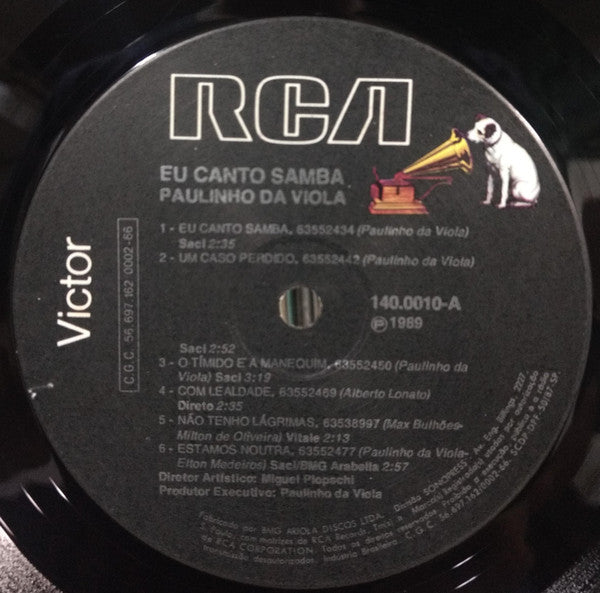 Paulinho Da Viola : Eu Canto Samba (LP, Album)