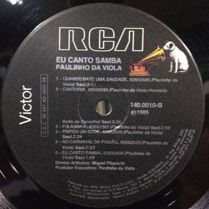 Paulinho Da Viola : Eu Canto Samba (LP, Album)