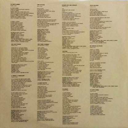 Paulinho Da Viola : Eu Canto Samba (LP, Album)