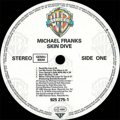 Michael Franks : Skin Dive (LP, Album)