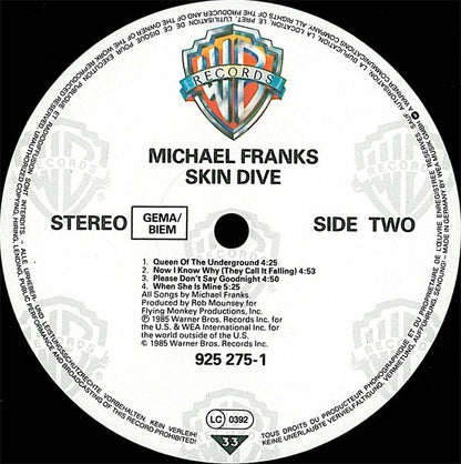 Michael Franks : Skin Dive (LP, Album)