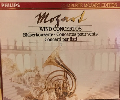 Wolfgang Amadeus Mozart : Wind Concertos (5xCD, Comp + Box, Sli)