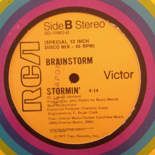 Brainstorm (5) : Lovin' Is Really My Game (12")