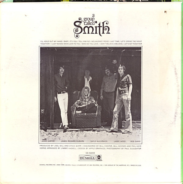Smith (3) : A Group Called Smith (LP, Album, San)