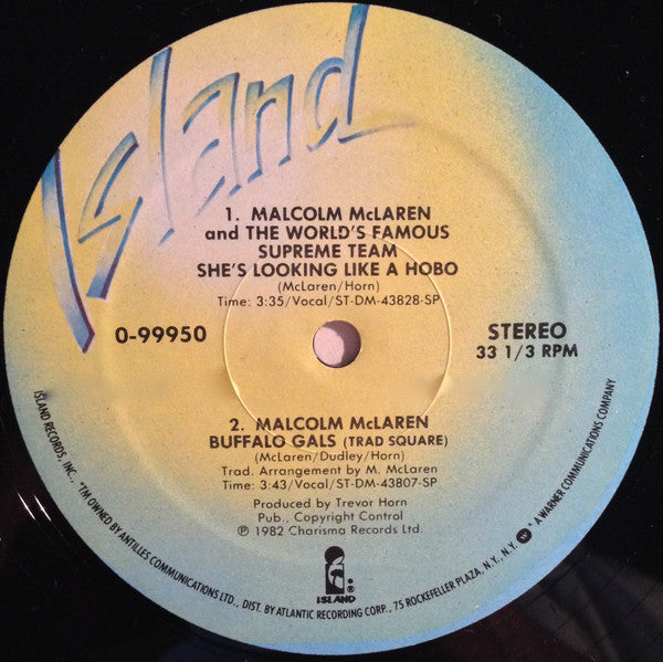 Malcolm McLaren And World's Famous Supreme Team : Buffalo Gals (12", SP )