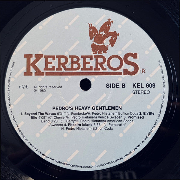 Pedro's Heavy Gentlemen : Pedro's Heavy Gentlemen (LP, Album)