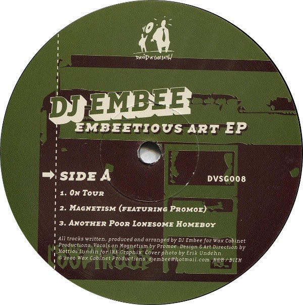 DJ EmBee : Embeetious Art EP (12", EP)