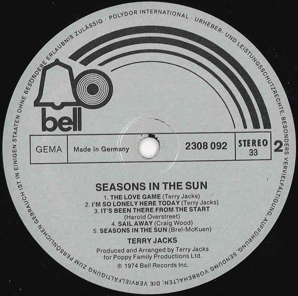 Terry Jacks : Seasons In The Sun (LP, Album)