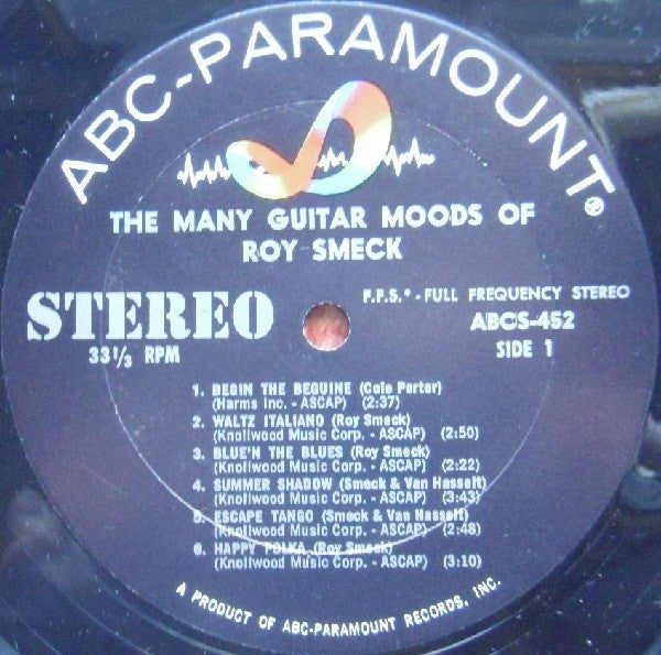 Roy Smeck : The Many Guitar Moods Of Roy Smeck Wizard Of The Strings (LP, Album)