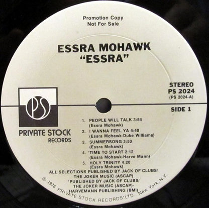 Essra Mohawk : Essra (LP, Album, Promo, Ter)