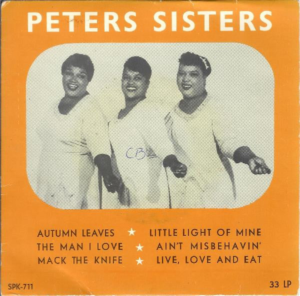 Peters Sisters : The Peters Sisters And Their Quintet (7", EP)