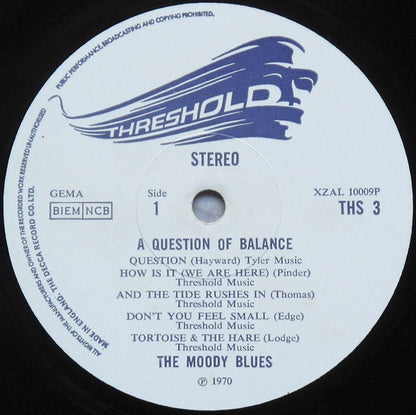 The Moody Blues : A Question Of Balance (LP, Album, Gat)