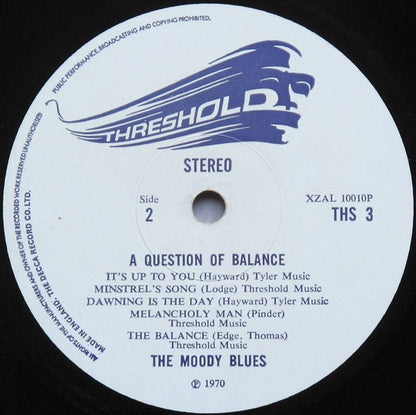 The Moody Blues : A Question Of Balance (LP, Album, Gat)