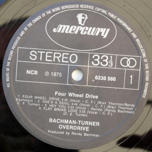 Bachman-Turner Overdrive : Four Wheel Drive (LP, Album)