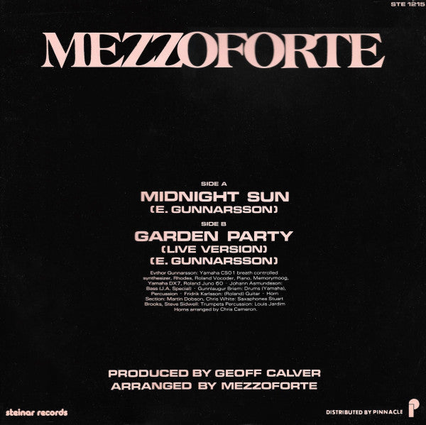 Mezzoforte : Midnight Sun (12", Single)