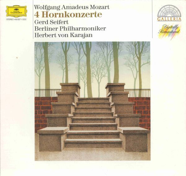 Wolfgang Amadeus Mozart : 4 Hornkonzerte - Konzerte Für Horn Und Orchester (LP, RE, RM)