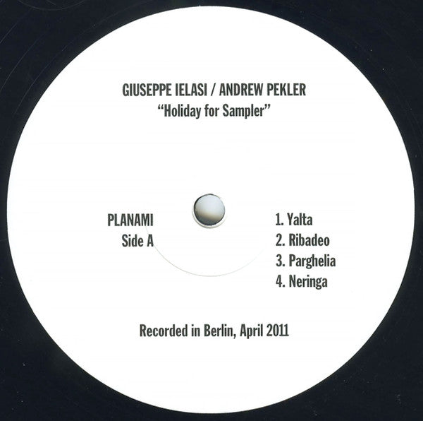 Giuseppe Ielasi & Andrew Pekler : Holiday For Sampler (LP, Album)