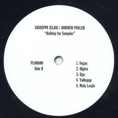 Giuseppe Ielasi & Andrew Pekler : Holiday For Sampler (LP, Album)