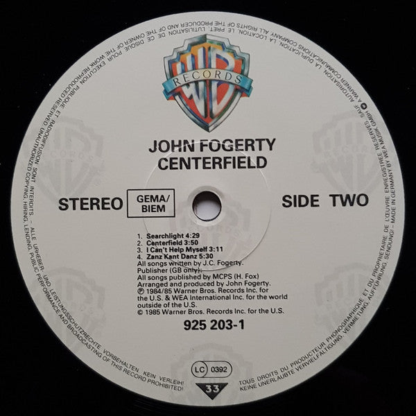 John Fogerty : Centerfield (LP, Album)