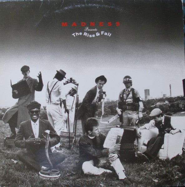Madness : Presents The Rise & Fall (LP, Album, Yel)