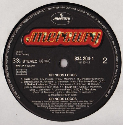 Gringos Locos : Gringos Locos (LP, Album)