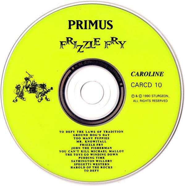 Primus : Frizzle Fry (CD, Album)