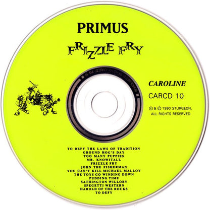 Primus : Frizzle Fry (CD, Album)