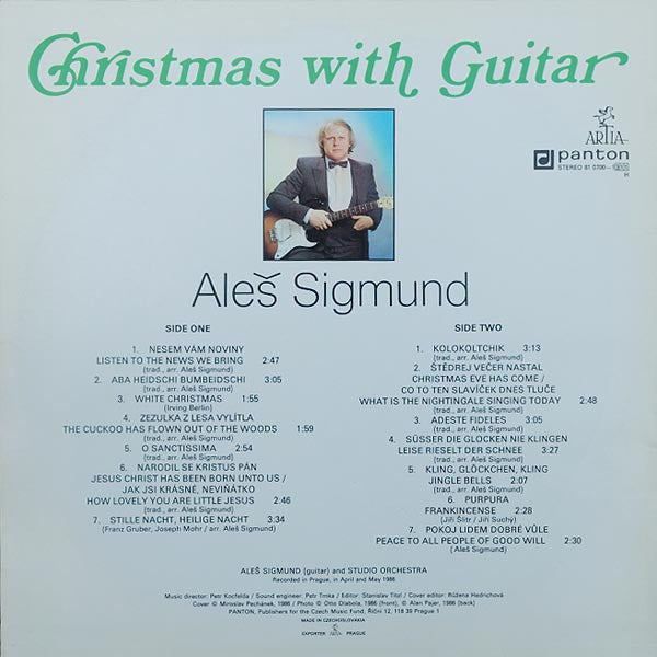 Aleš Sigmund : Christmas With Guitar (LP, Album)