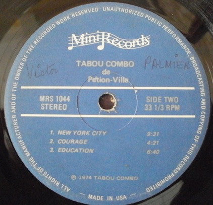 Tabou Combo : 8th Sacrement (LP, Album)