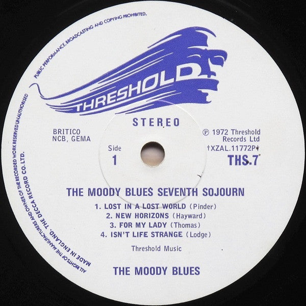 The Moody Blues : Seventh Sojourn (LP, Album, Gat)