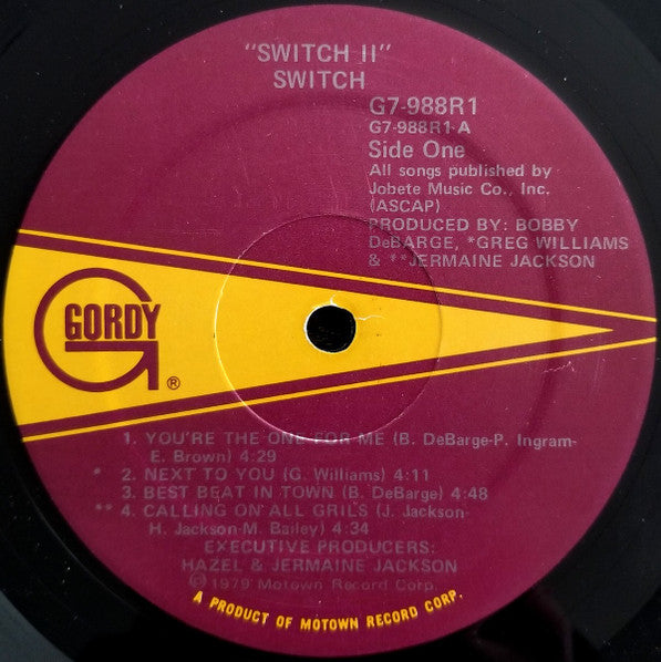 Switch (6) : Switch II (LP, Album, Sup)