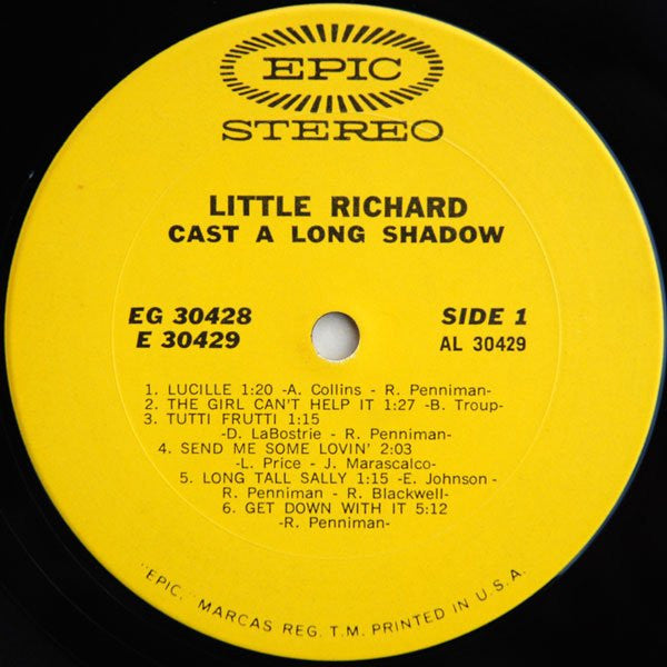 Little Richard : Cast A Long Shadow (2xLP, Comp, RE, San)