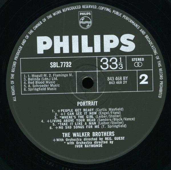 The Walker Brothers : Portrait (LP, Album)