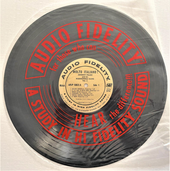 Johnny Puleo And His Harmonica Gang : Molto Italiano! Johnny Puleo And His Harmonica Gang - Vol. 3 (LP, Album, Mono)