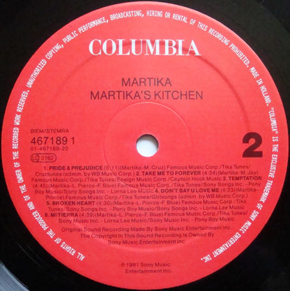 Martika : Martika's Kitchen (LP, Album)