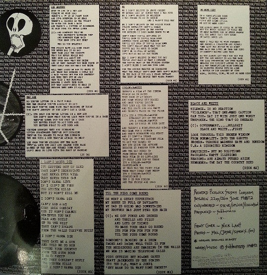 Subhumans : The Day The Country Died (LP, Album, RE, RP)