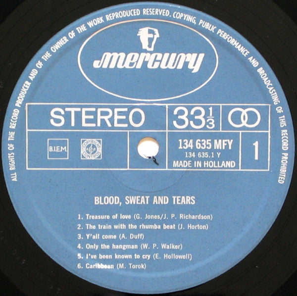 Various : Blood, Sweat And Tears (LP, Comp)