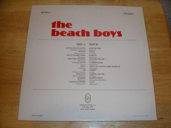 The Beach Boys : Original 20 Hits (LP, Comp, Unofficial)