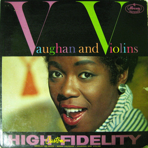 Sarah Vaughan : Vaughan And Violins (LP, Album, Mono)